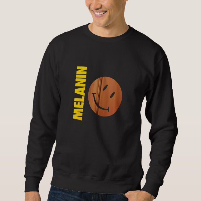 Moletom Melanin Happy Brown Tone Magic Face Book Bla (Frente)
