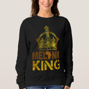 Moletom Melanin King for Men African Black History Month