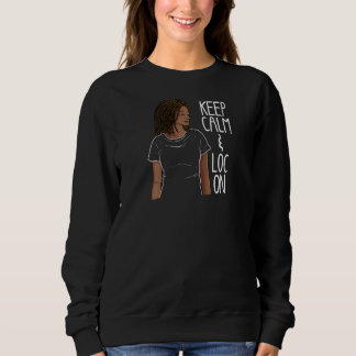Moletom Melanina Negra Engraçada Cute Afro Loc Girl