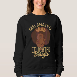 Moletom Melanizada Educada Bougie Melanina Poppin Africana