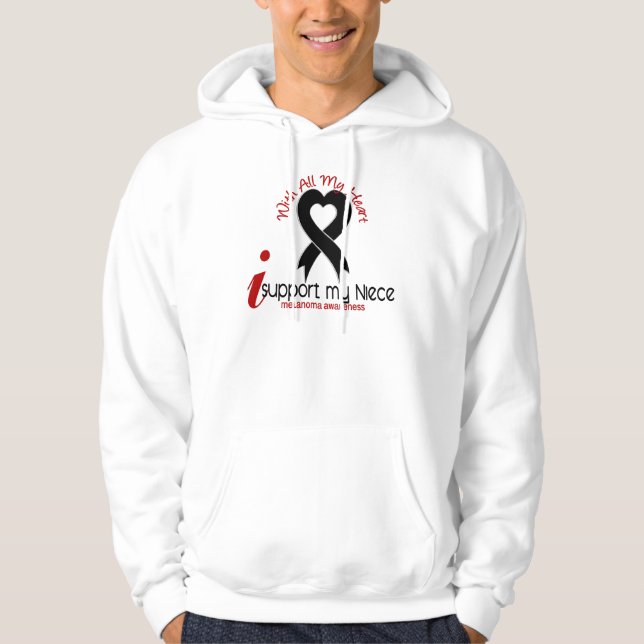 Moletom Melanoma eu apoio minha sobrinha (Frente)