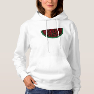 Moletom Melão Palestina Bordado tatreez vermelho
