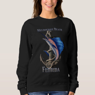 Moletom Melbourne Beach Florida Swordfish Marlin Ocean Fis