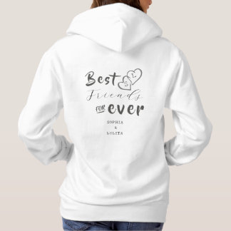 Moletom Melhor Amigos para Hoodie Personalizada - Adiciona