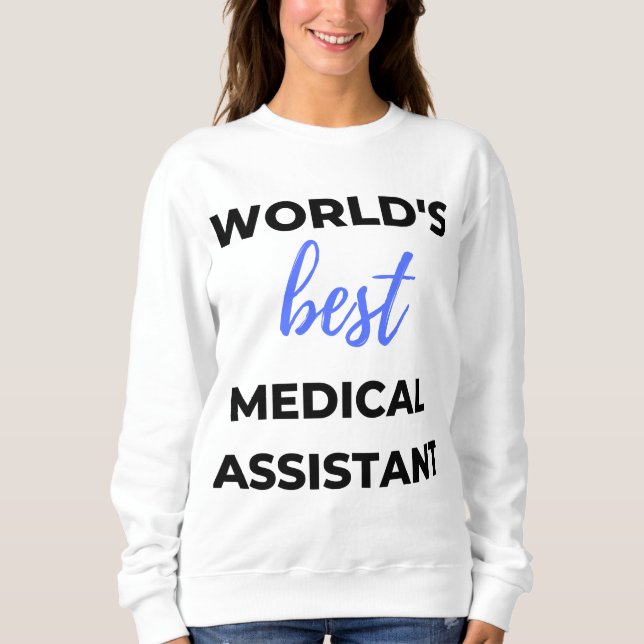 Moletom Melhor Assistente Médico do Mundo 2 (Frente)