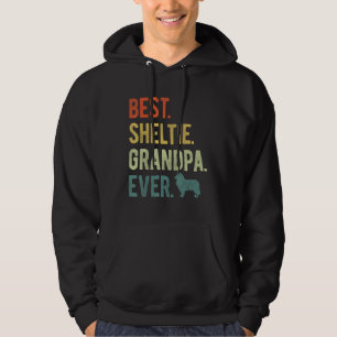Moletom Melhor Avô Sheltie de Todos os Tempos Dia dos Pais