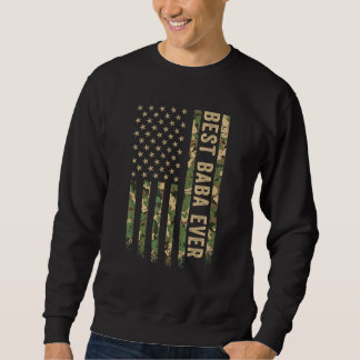 Moletom Melhor Baba de Todos Bandeira Americana Camo Veter