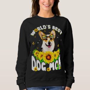 Moletom Melhor Cachorro Corgi Mãe Dia de as mães Engraçado