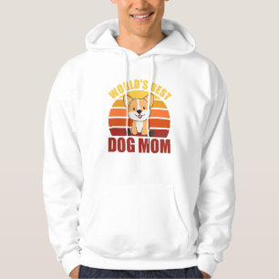 Moletom Melhor Cachorro Mãe - Cachorro Corgi Vintage Sunse