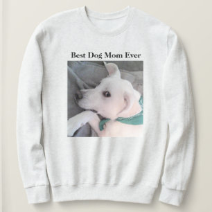 Moletom Melhor Cachorro Mãe Já Cachorro Branco Bonito Ve