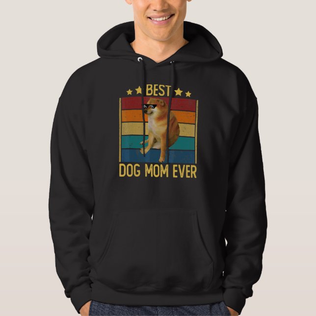 Moletom Melhor Cachorro Mamãe Já Citou Cachorro Mamãe Chit (Frente)