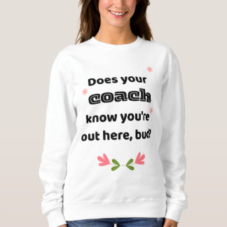 Moletom Melhor camisola de malha de treinador de hóquei Ch