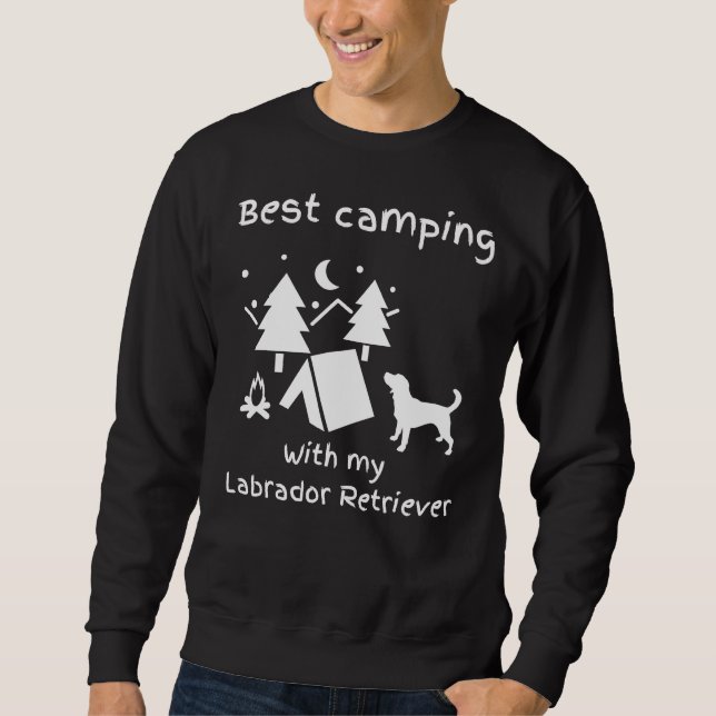 Moletom Melhor Campanha Com Meu Labrador Retriever Labrado (Frente)