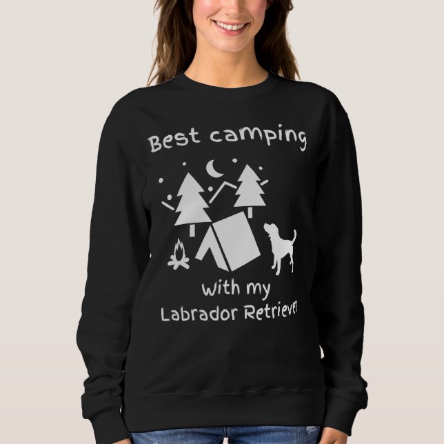 Moletom Melhor Campanha Com Meu Labrador Retriever Labrado (Frente)