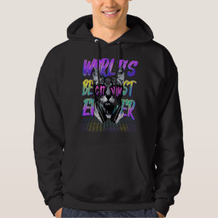 Moletom Melhor Cat Mãe do Mundo Nunca Música Eletrônica Le