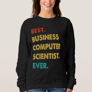 Moletom Melhor Cientista De Computação De Negócios Da Retr