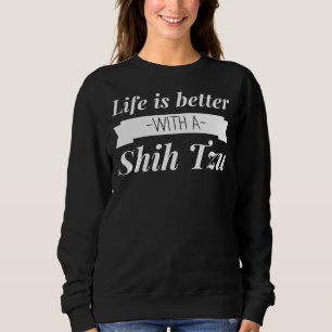 Moletom Melhor Com Um Scoop Shih Tzu Fetado