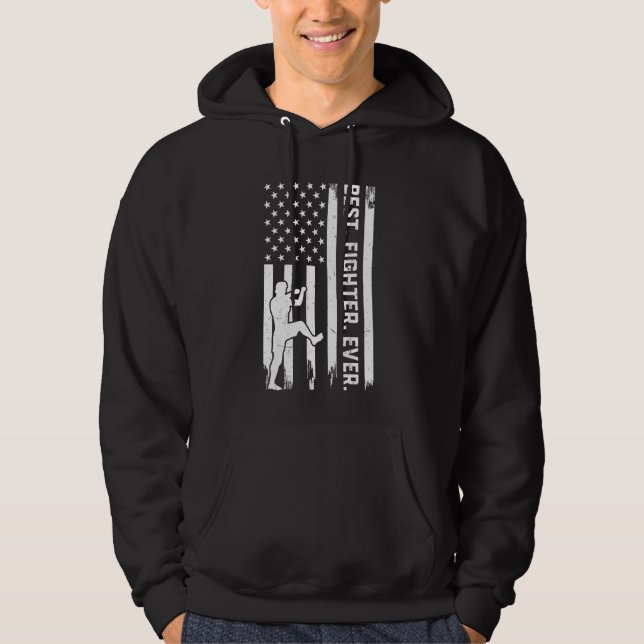 Moletom Melhor Combate de Sempre - Muay Thai Flag (Frente)