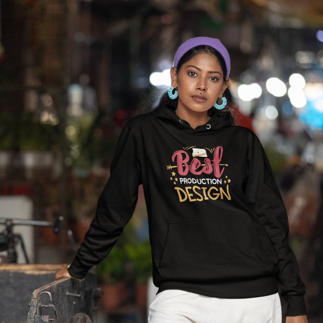 Moletom Melhor Design de Produção - Designer de Produção (Criador carregado)
