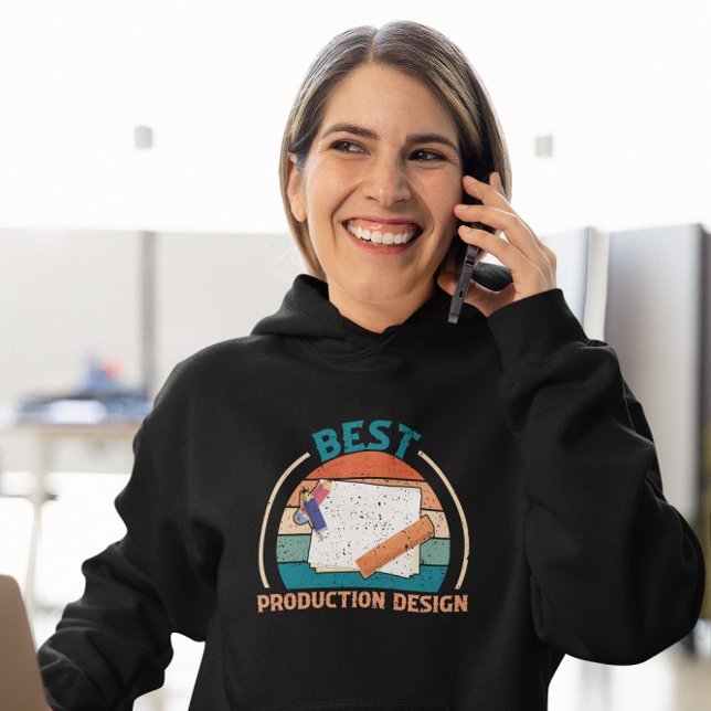 Moletom Melhor Design de produção - Retroativo (Criador carregado)