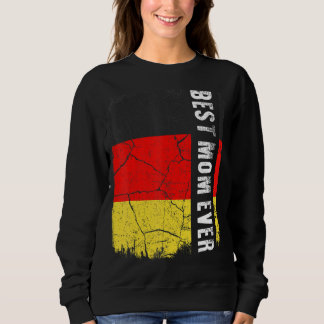Moletom Melhor Dia de as mães de Bandeira da Alemanha Nunc