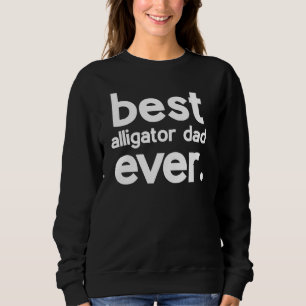 Moletom Melhor Dia de os pais de Pai Alligator