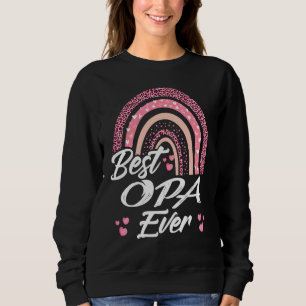 Moletom Melhor Dia de os pais Opa Ever Rainbow Para Homens