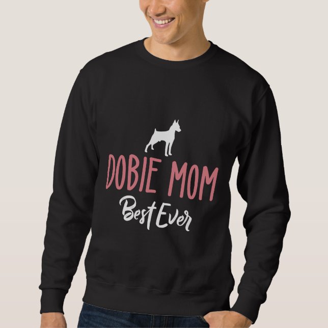 Moletom Melhor Doberman Mãe De 118 (Frente)