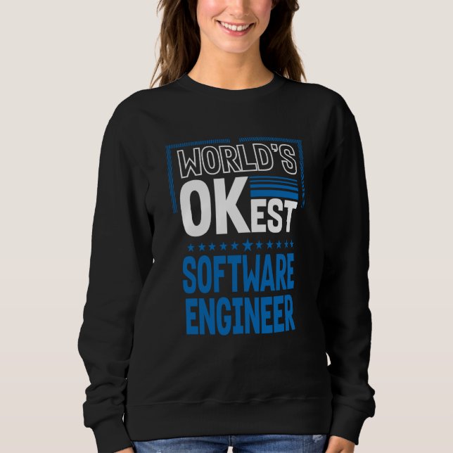 Moletom Melhor Engenheiro de Software do Mundo Humor de De (Frente)