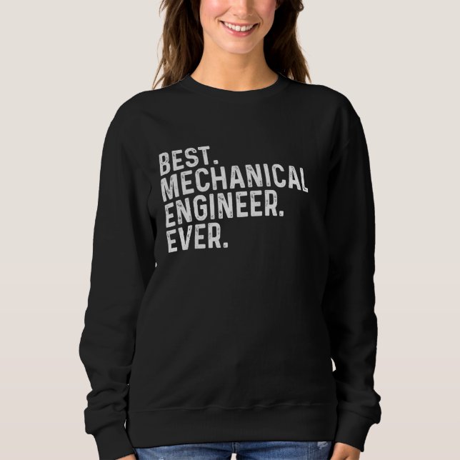 Moletom Melhor Engenheiro Mecânico Eng Mecânico Nunca Engr (Frente)