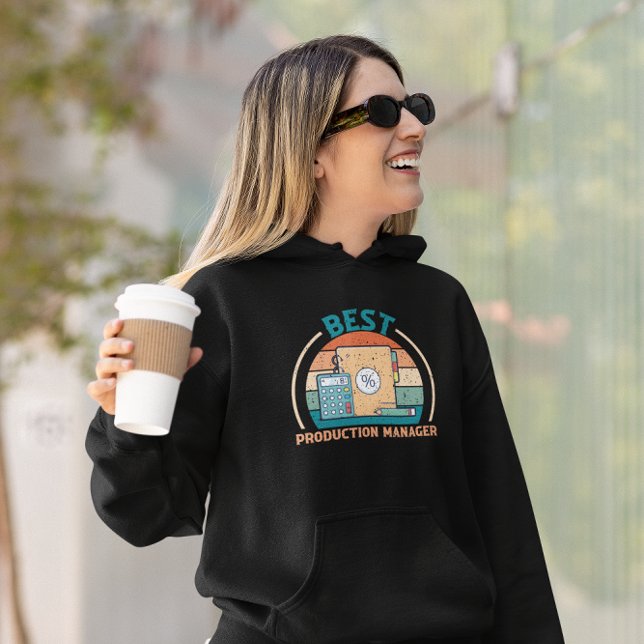 Moletom Melhor Gerente de Produção - Retroativo (Criador carregado)