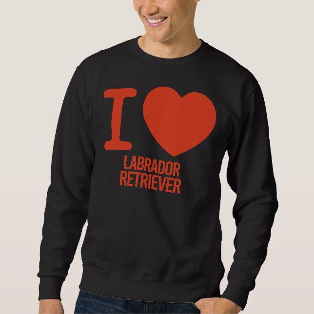 Moletom Melhor Labrador Retriever Eu Te Amo Labrador R (Frente)