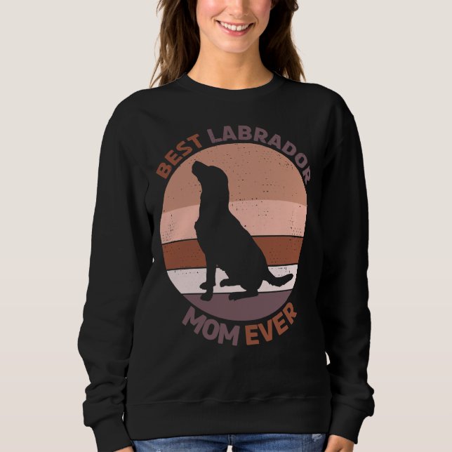Moletom Melhor Labrador Retriever Mãe 20 Anos (Frente)