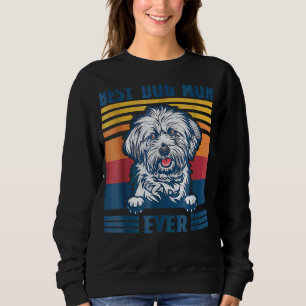 Moletom Melhor Lhasa Apso Mãe Nunca Cachorro Dia de as mãe