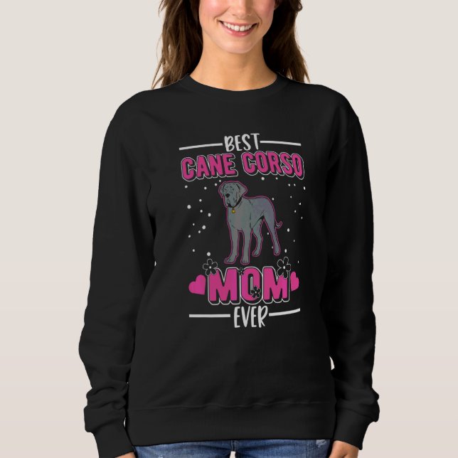 Moletom Melhor Mãe de Cane Corso de Todos os Tempos   (Frente)