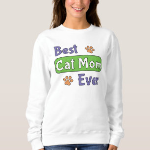 Moletom Melhor Mãe de Gato de Todos os Tempos