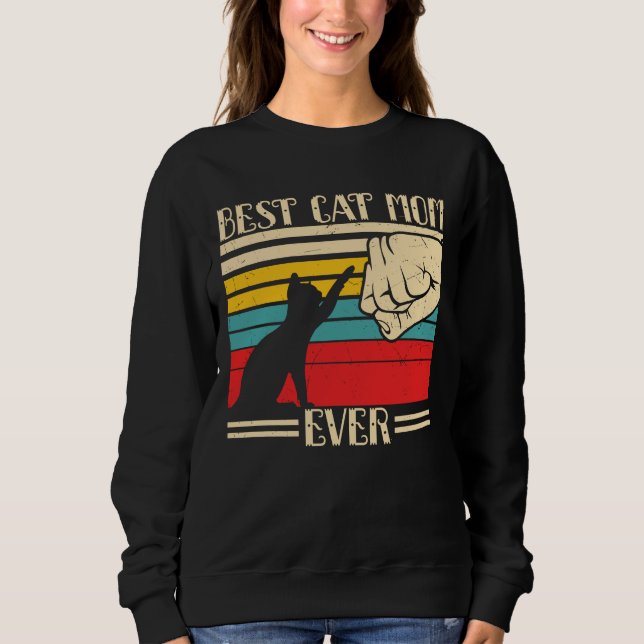 Moletom Melhor Mãe de Gato de Todos os Tempos (Frente)