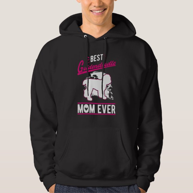 Moletom Melhor Mãe de Goldendoodle de Todos os Tempos (Frente)