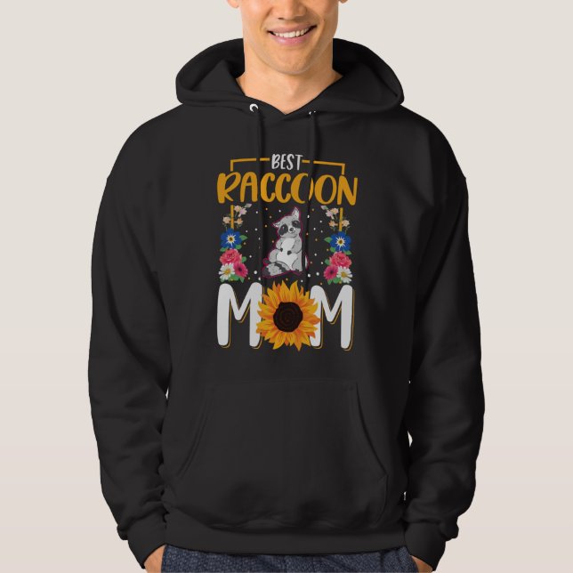 Moletom Melhor Mãe de Guaxinim de Todos os Tempos  1 (Frente)