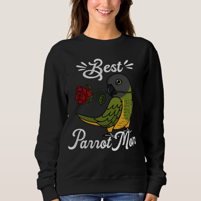 Moletom Melhor Mãe de Papagaio Eu Papagaio do Senegal (Frente)