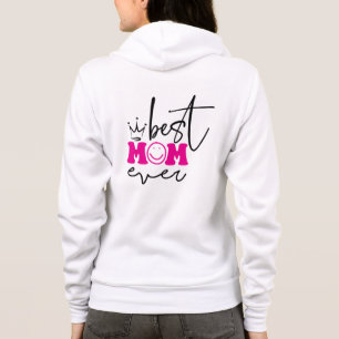 Moletom Melhor Mãe de Todos os Tempos Design do Dia das Mã
