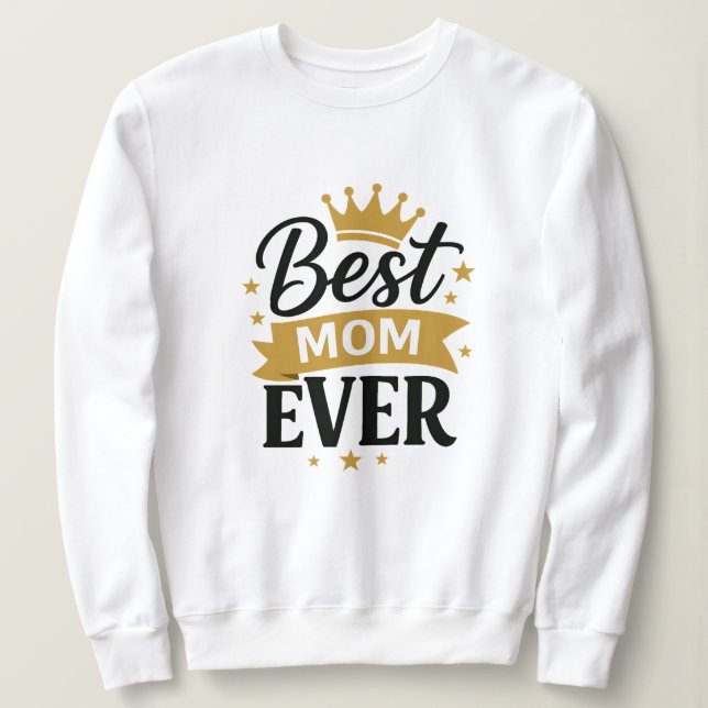 Moletom Melhor Mãe do Mundo (Frente do Design)