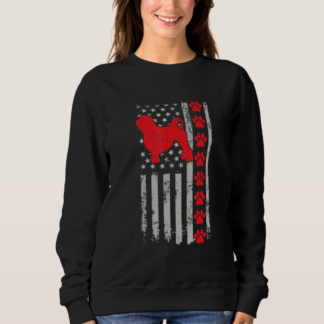 Moletom Melhor Mãe e Pai Lowchen Bombeiro Já EUA Bandeira  (Frente)