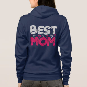 Moletom "Melhor Mãe Hoodie - Bonita Dia de as mães Dando P