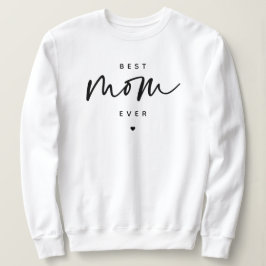 Moletom Melhor Mãe Minimalista Típica de Script Tão elegan