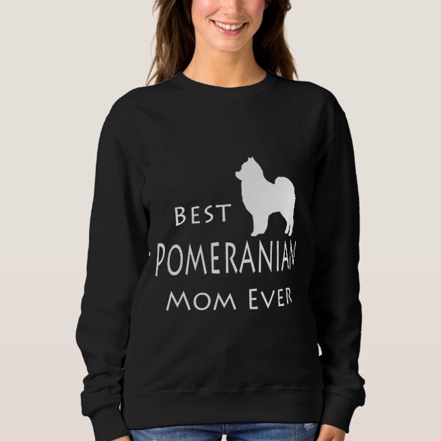 Moletom Melhor Mãe Pomeraniana De 11 (Frente)