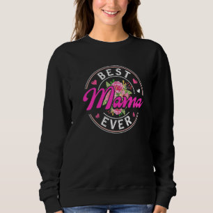 Moletom Melhor Mamãe de Mãe Flor de Mamãe Dia de as mães 1