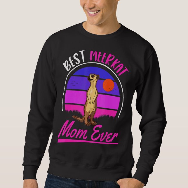 Moletom Melhor Meerkat Mãe Nunca (Frente)