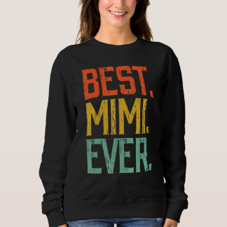 Moletom Melhor Mimi Nunca Vintage Dia das Mães