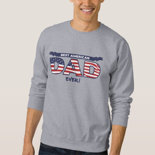 Moletom Melhor Pai Americano de Todos os Tempos (Frente)